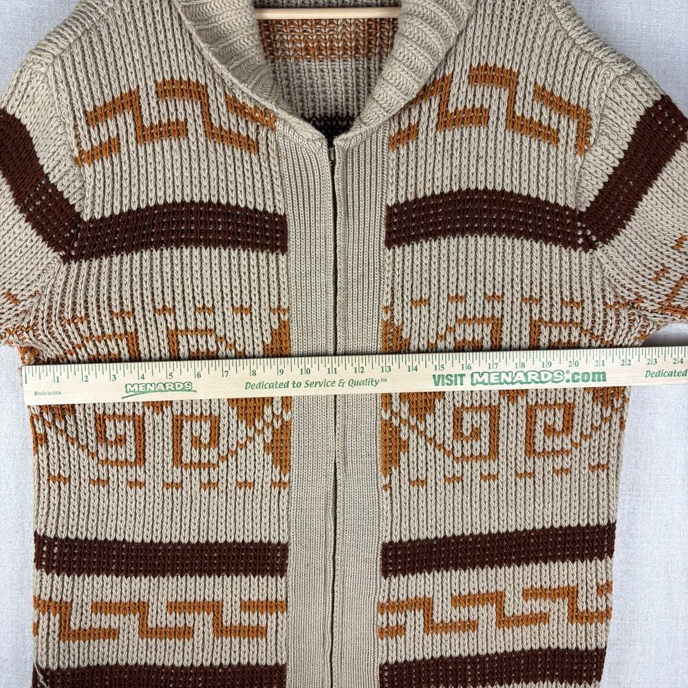 Vintage Pendleton Big Lebowski Westerly 1970s Original Cardigan Sweater Large - Picture 9 of 10